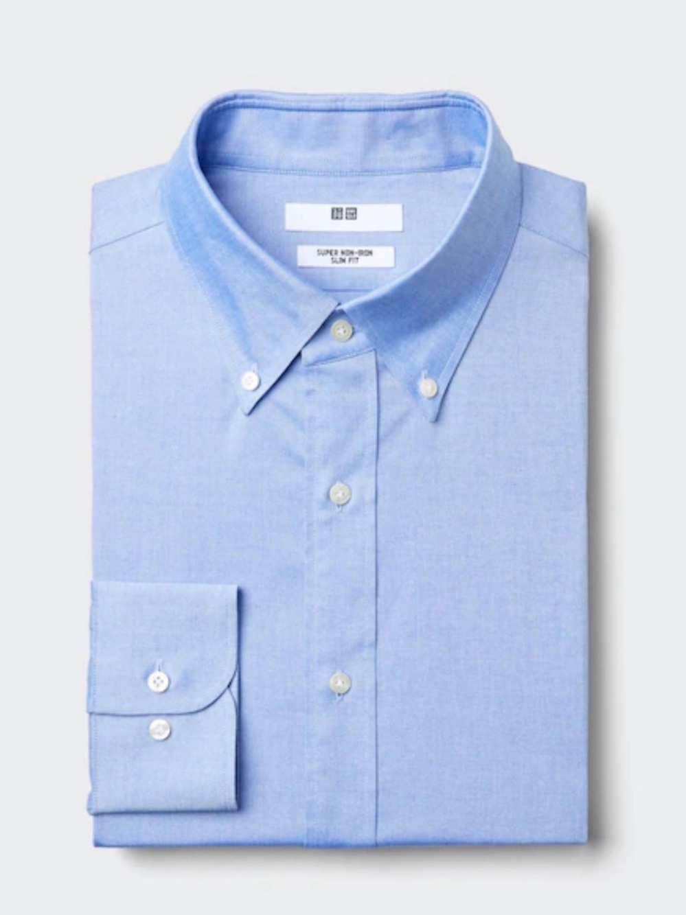 Uniqlo Light Blue Oxford Button-Down Shirt